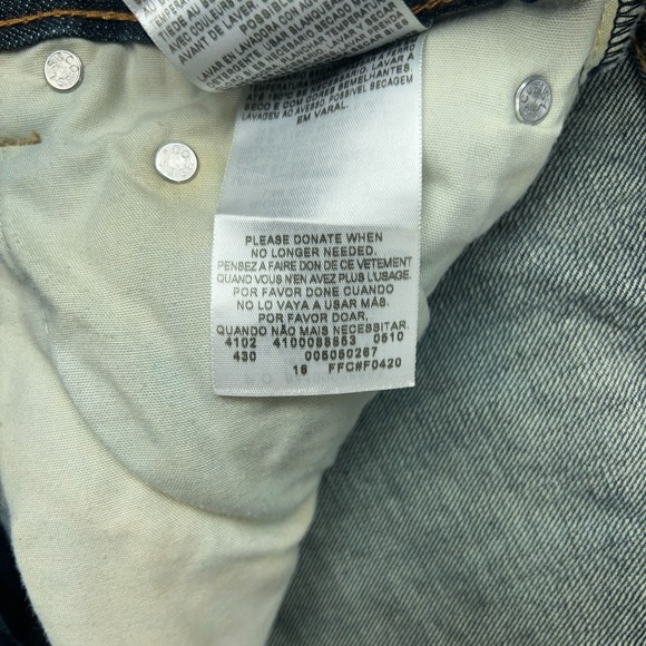 VTG Levi's Jeans Men 36x32 Blue 505 Straight Regular Faded Whisker Denim Pants - Picture 13 of 14